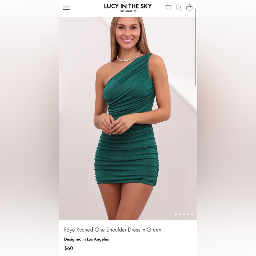 One Shoulder Dress from Lucy in the Sky